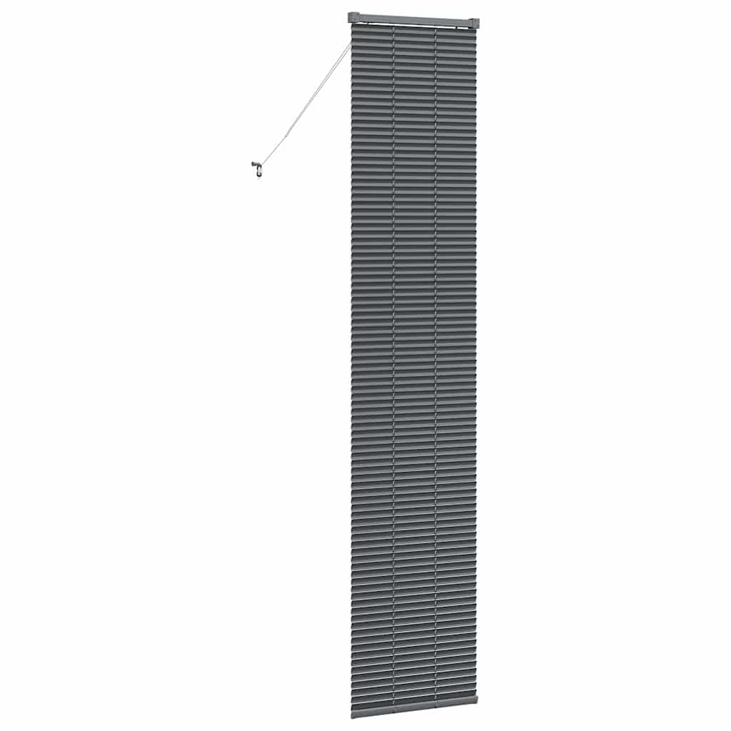 Jaluzea pentru Fereastră Gri închis 80 x 130 cm Aluminiu GartenMobel Dekor