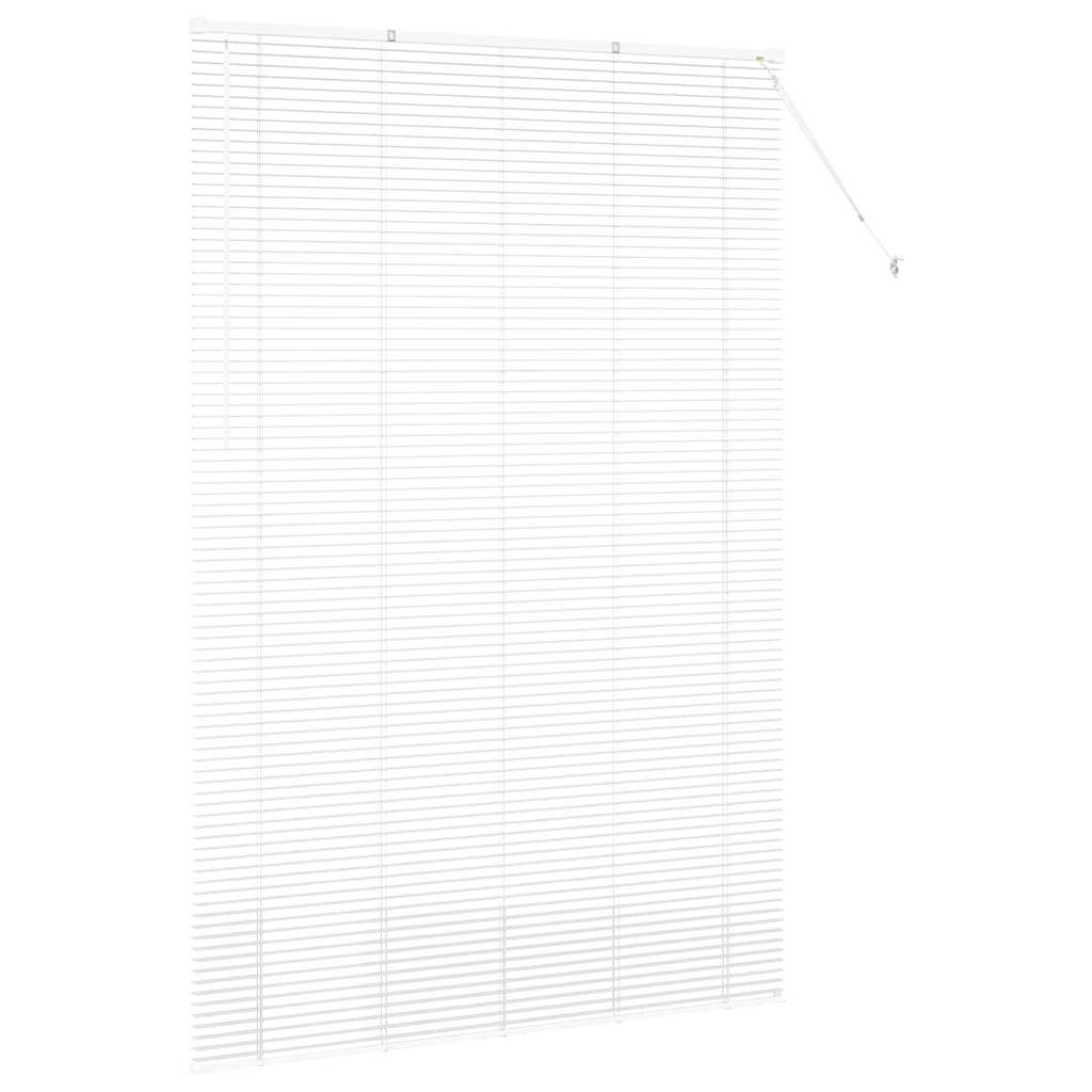 Jaluzea pentru Fereastră cu perdele Altele Manual Alb 140 x 220 cm Aluminiu GartenMobel Dekor