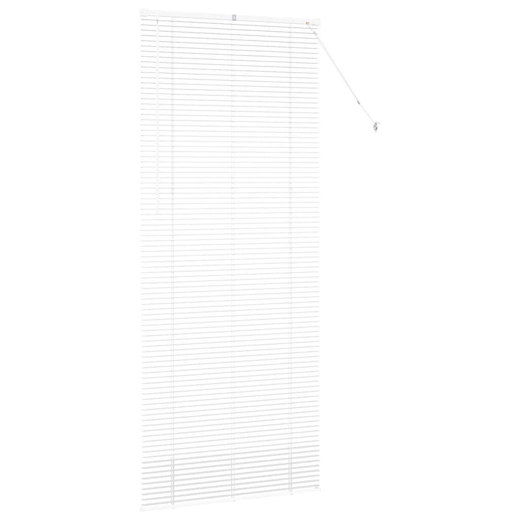 Jaluzea pentru Fereastră cu perdele Altele Manual Alb 80 x 130 cm Aluminiu GartenMobel Dekor