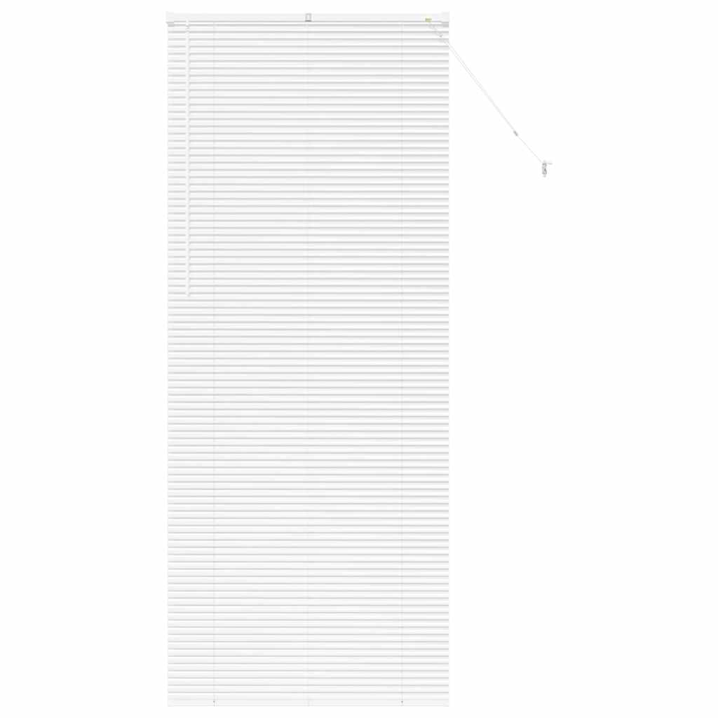 Jaluzea pentru Fereastră cu perdele Altele Manual Alb 80 x 130 cm Aluminiu GartenMobel Dekor