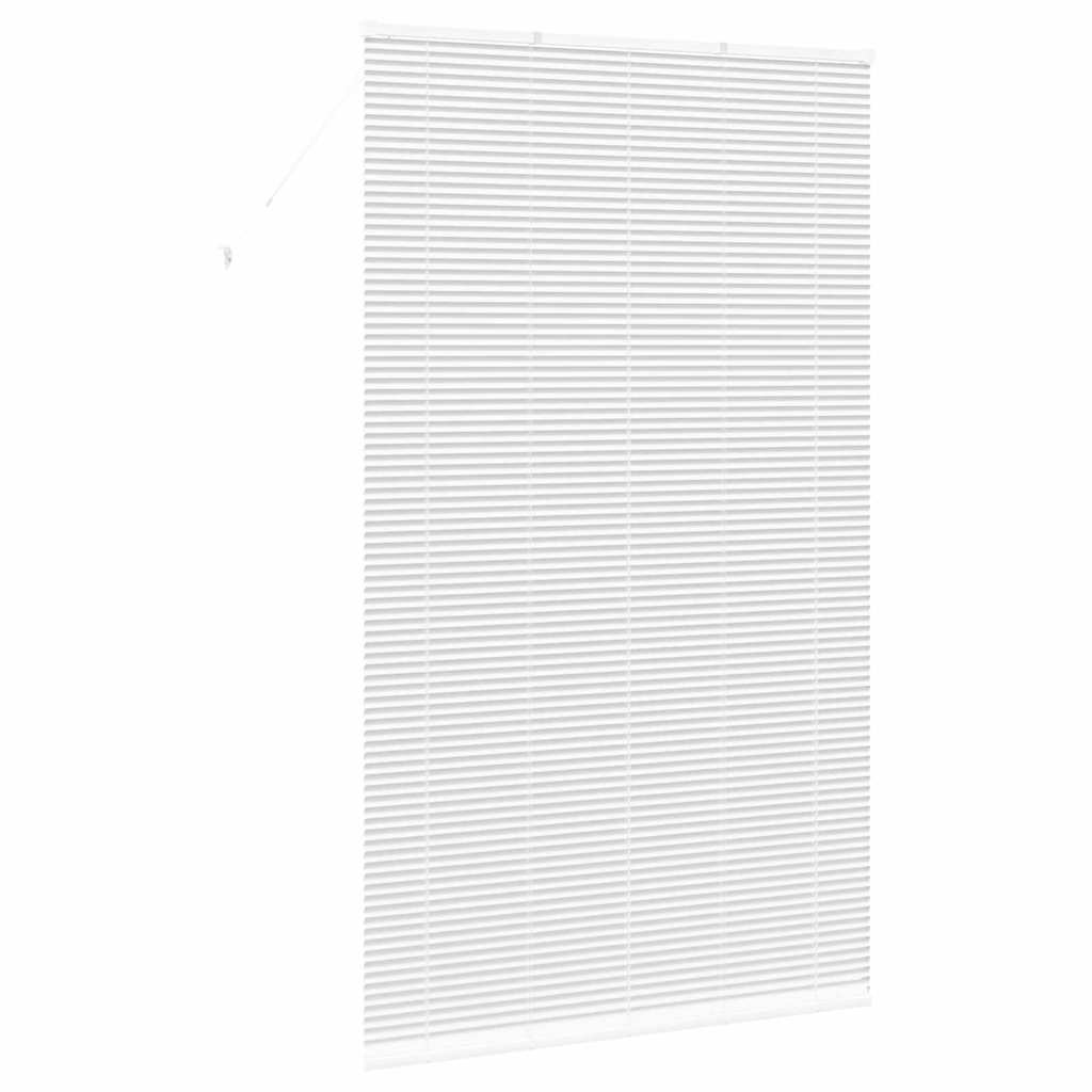 Jaluzea pentru Fereastră cu perdele Altele Manual Alb 80 x 130 cm Aluminiu GartenMobel Dekor
