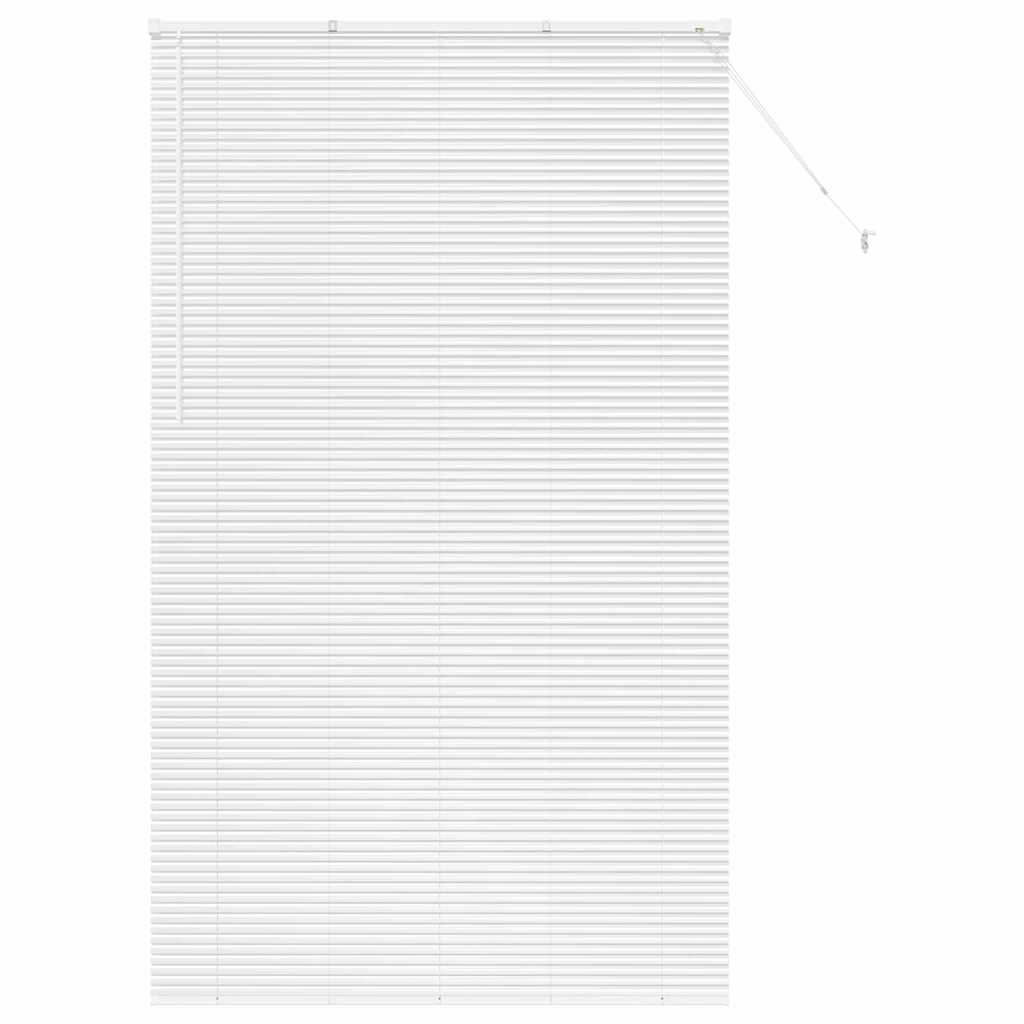 Jaluzea pentru Fereastră cu perdele Altele Manual Alb 80 x 130 cm Aluminiu GartenMobel Dekor