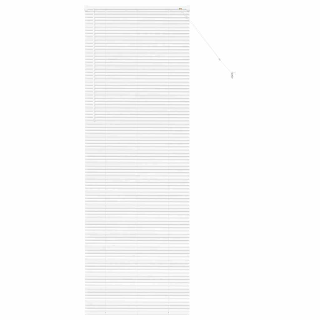 Jaluzea pentru Fereastră cu perdele Altele Manual Alb 80 x 130 cm Aluminiu GartenMobel Dekor