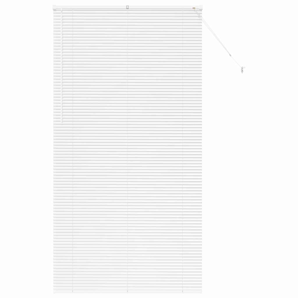 Jaluzea pentru Fereastră cu perdele Altele Manual Alb 80 x 130 cm Aluminiu GartenMobel Dekor