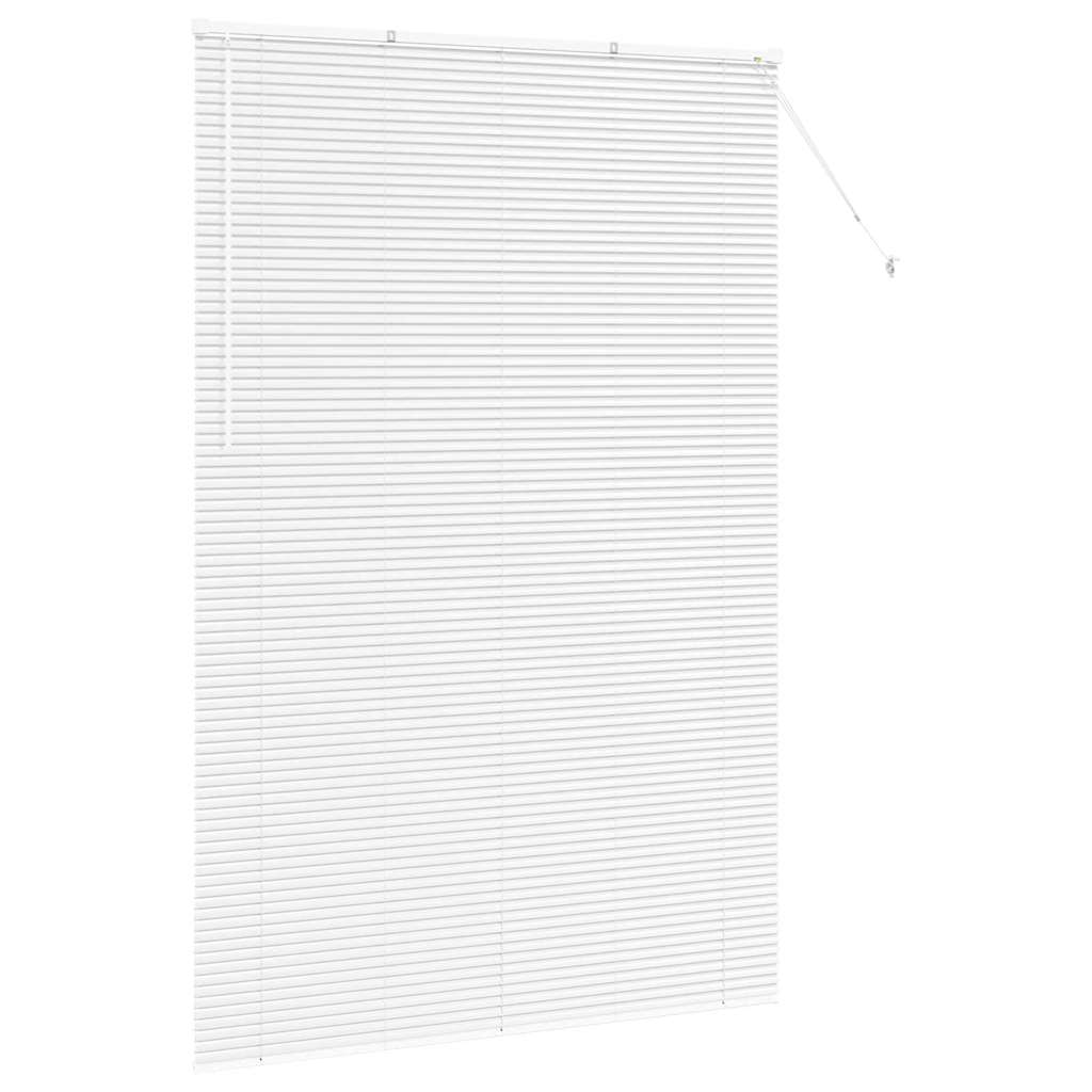 Jaluzea pentru Fereastră cu perdele Altele Manual Alb 80 x 130 cm Aluminiu GartenMobel Dekor