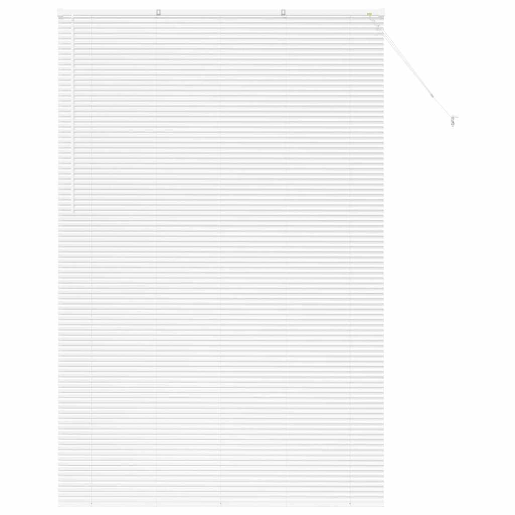 Jaluzea pentru Fereastră cu perdele Altele Manual Alb 80 x 130 cm Aluminiu GartenMobel Dekor