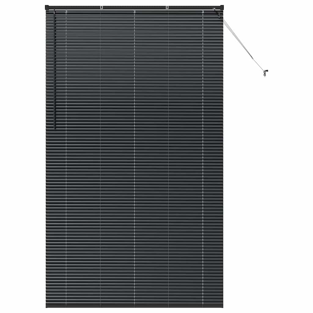 Jaluzea pentru Fereastră cu perdele Altele Manual Negru 135 x 220 cm Aluminiu GartenMobel Dekor