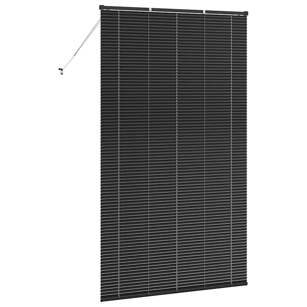 Jaluzea pentru Fereastră cu perdele Altele Manual Negru 135 x 220 cm Aluminiu GartenMobel Dekor