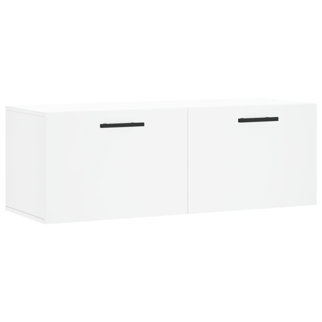 Dulap de perete, alb, 100x36,5x35 cm, lemn compozit GartenMobel Dekor