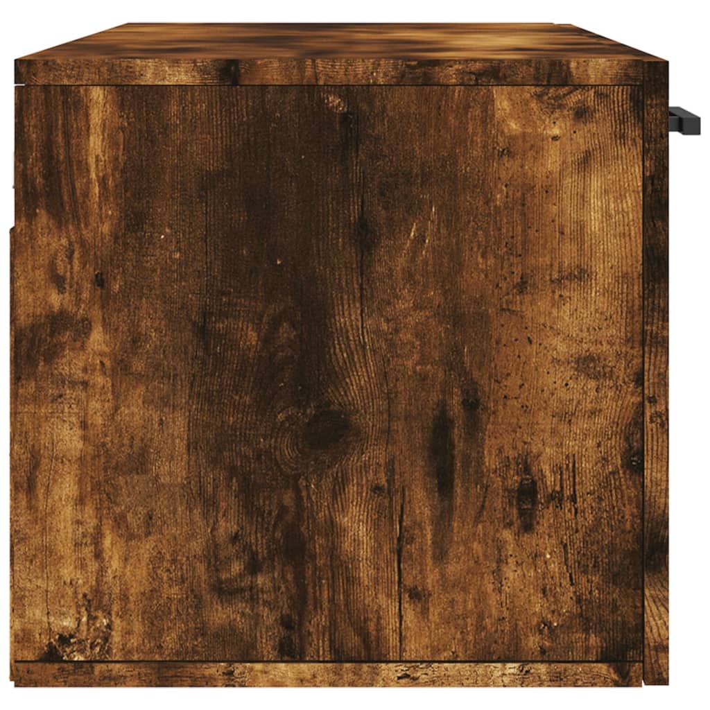 Dulap de perete, stejar fumuriu, 100x36,5x35 cm, lemn prelucrat GartenMobel Dekor