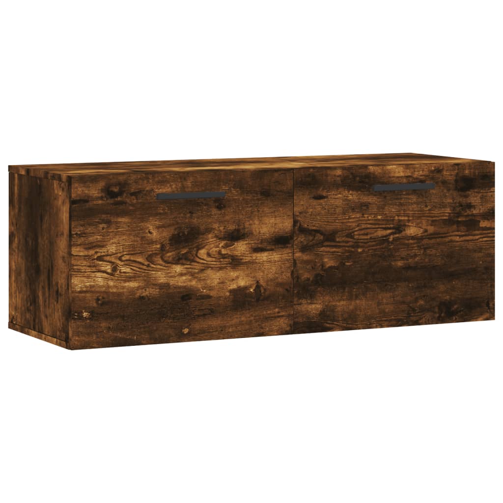 Dulap de perete, stejar fumuriu, 100x36,5x35 cm, lemn prelucrat GartenMobel Dekor