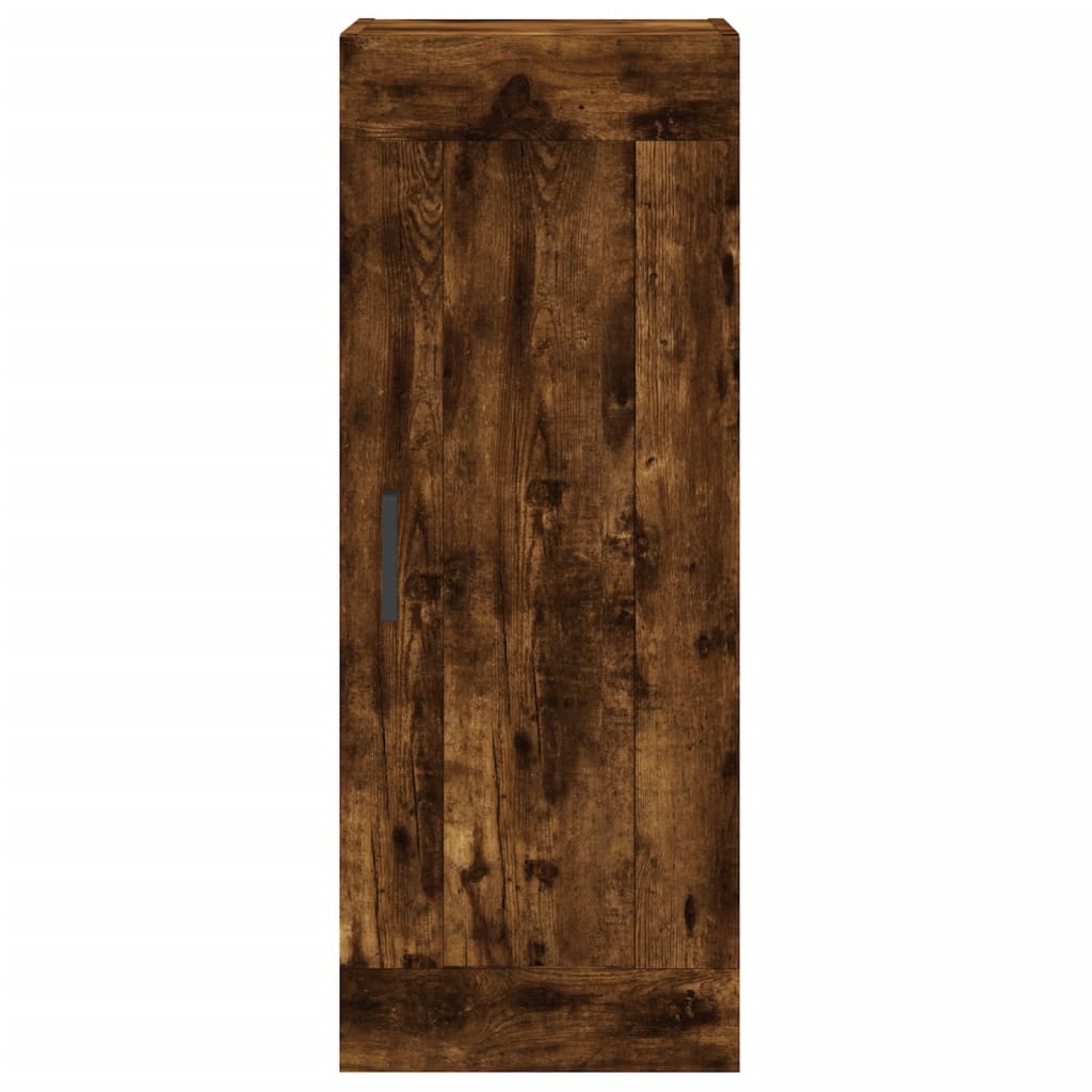 Dulap de perete, stejar fumuriu, 34,5x34x90 cm, lemn prelucrat GartenMobel Dekor