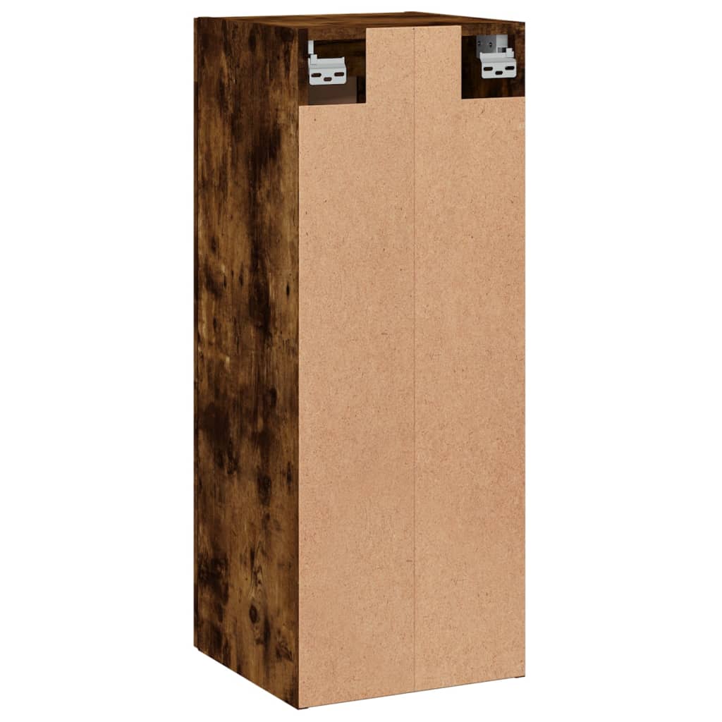 Dulap de perete, stejar fumuriu, 34,5x34x90 cm, lemn prelucrat GartenMobel Dekor