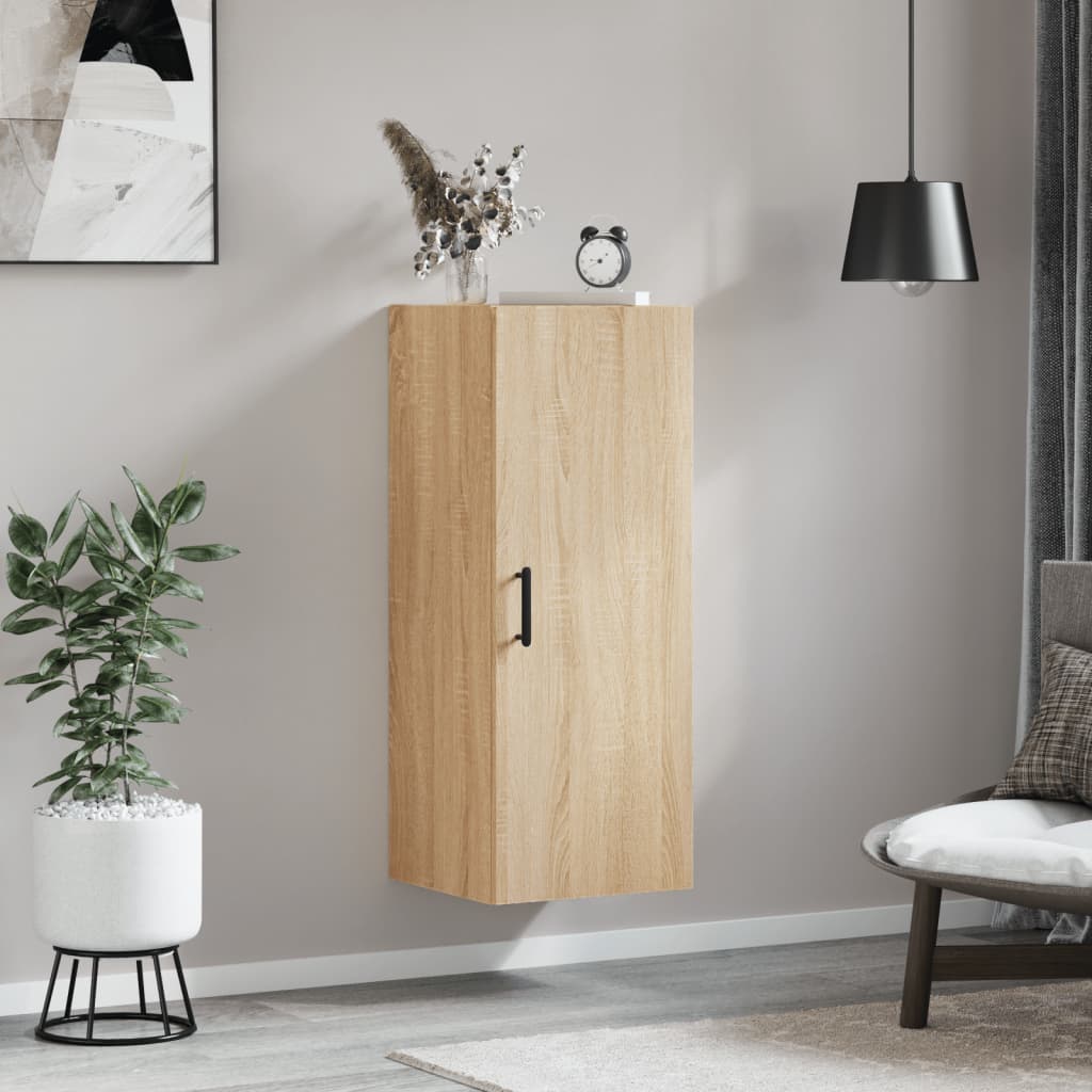 Dulap montat pe perete, stejar sonoma, 34,5x34x90 cm GartenMobel Dekor