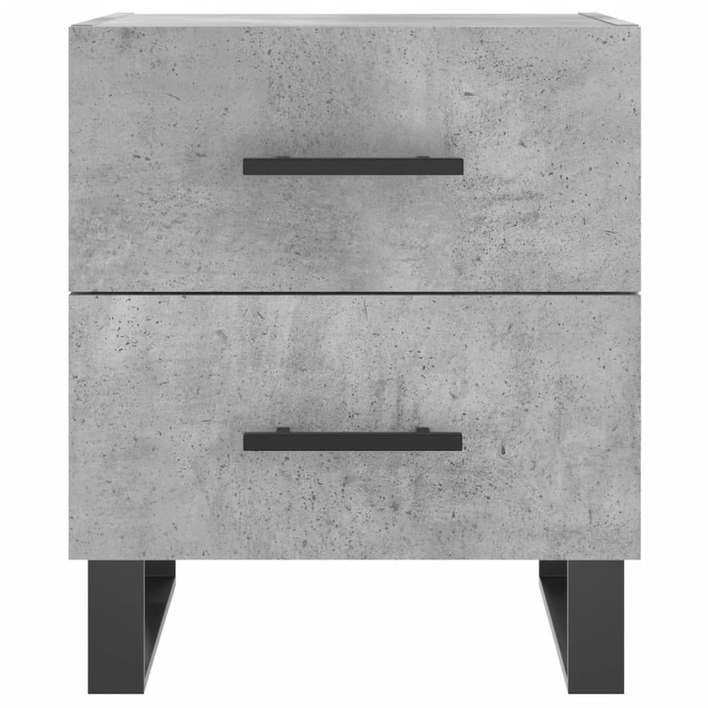 Noptieră, gri beton, 40x35x47,5 cm, lemn compozit GartenMobel Dekor