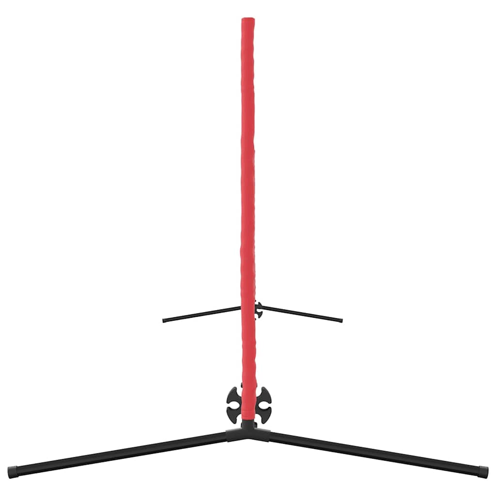 Rețea de tenis Negru și roșu 494.5 x 90 x 87 cm Poliester GartenMobel Dekor