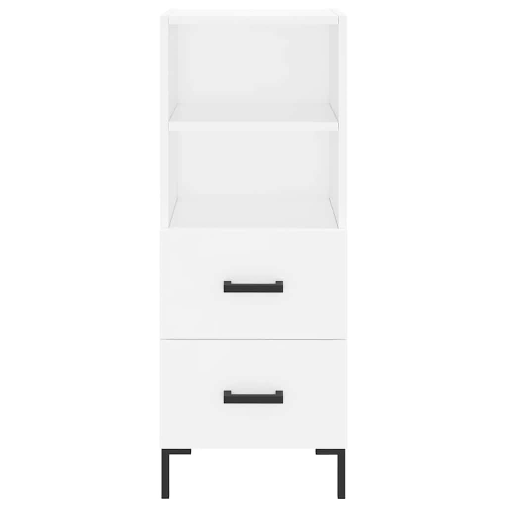 Dulap înalt, alb, 34,5x34x180 cm, lemn prelucrat GartenMobel Dekor