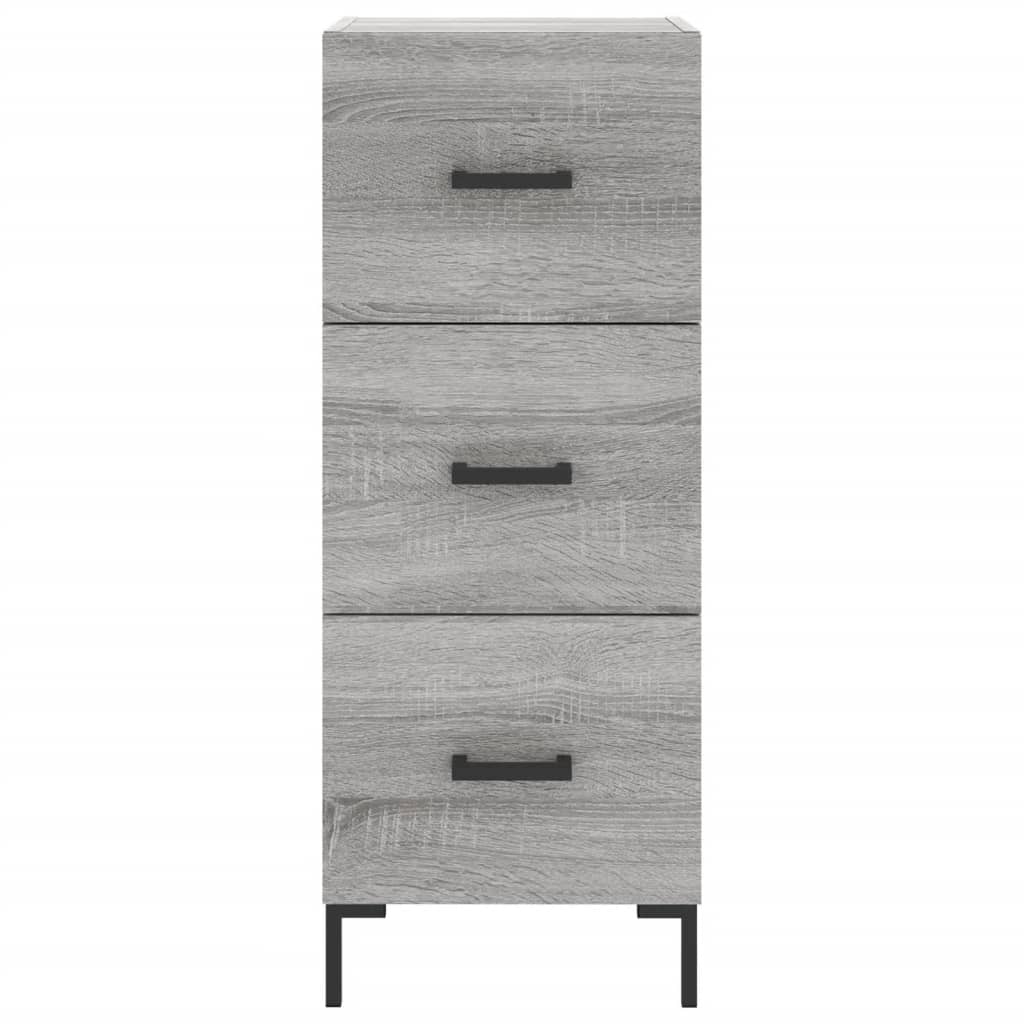 Dulap înalt, gri sonoma, 34,5x34x180 cm, lemn prelucrat GartenMobel Dekor