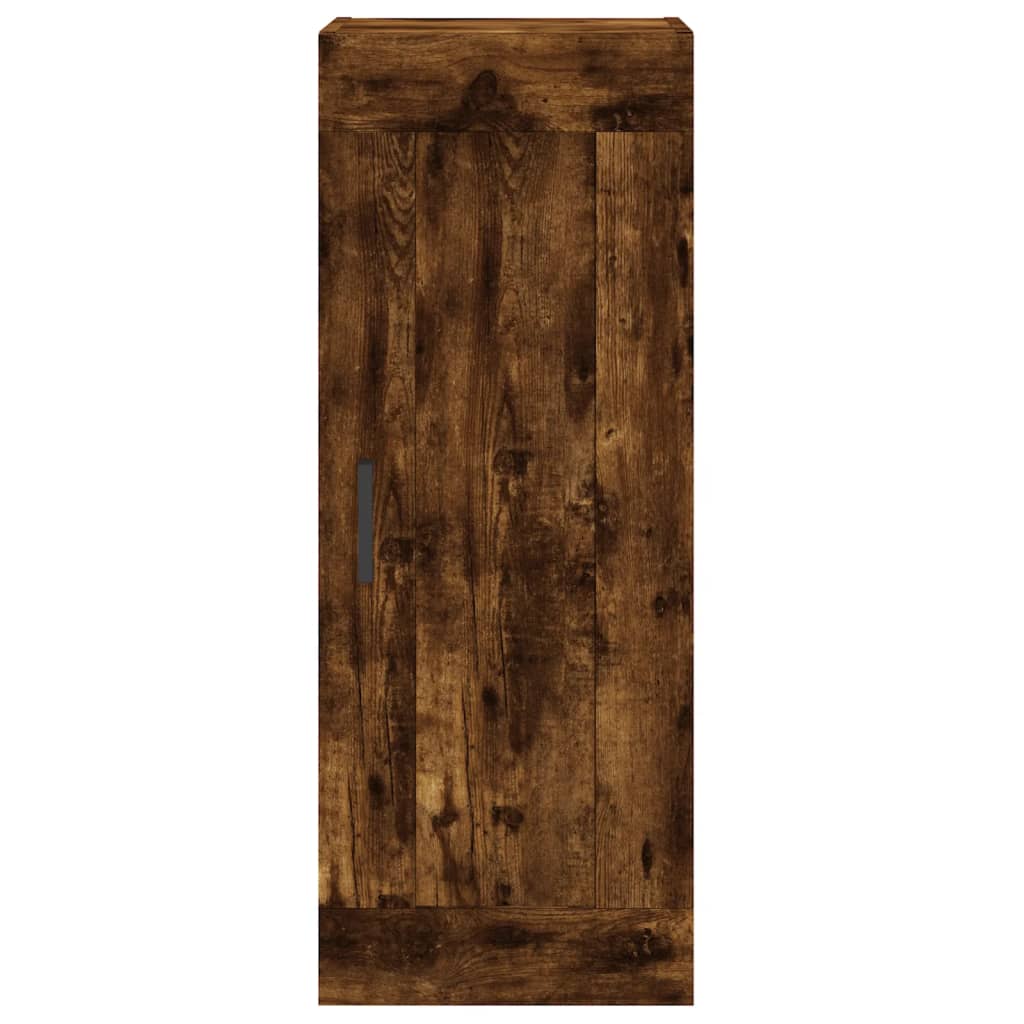 Dulap înalt, stejar fumuriu, 34,5x34x180 cm, lemn prelucrat GartenMobel Dekor