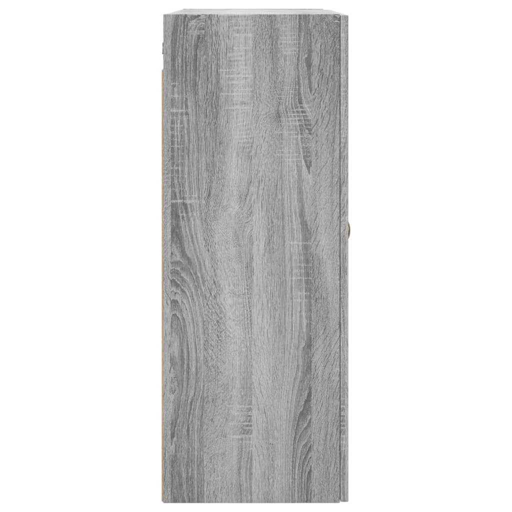 Dulapuri montate pe perete, 2 buc, gri sonoma, 69,5x34x90 cm GartenMobel Dekor