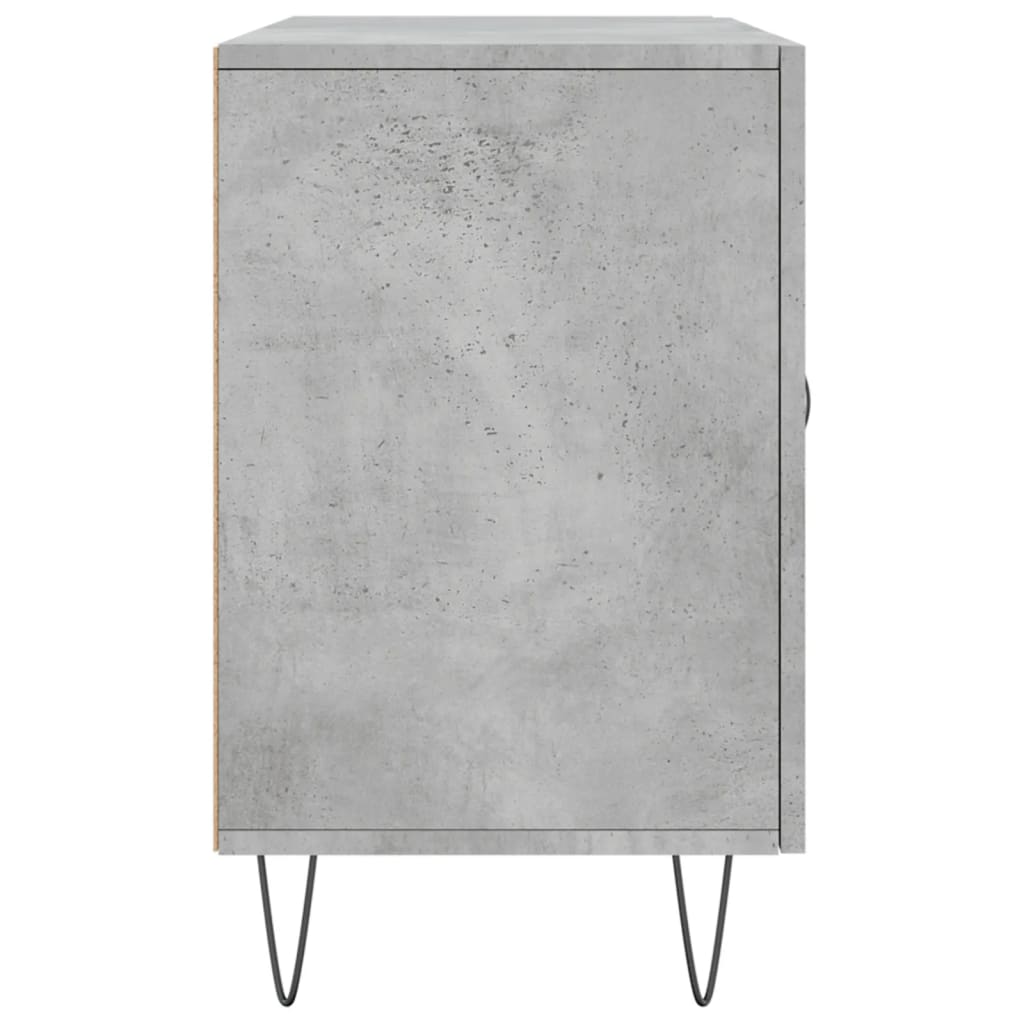 Dulap, gri beton, 100x36x60 cm, lemn compozit GartenMobel Dekor