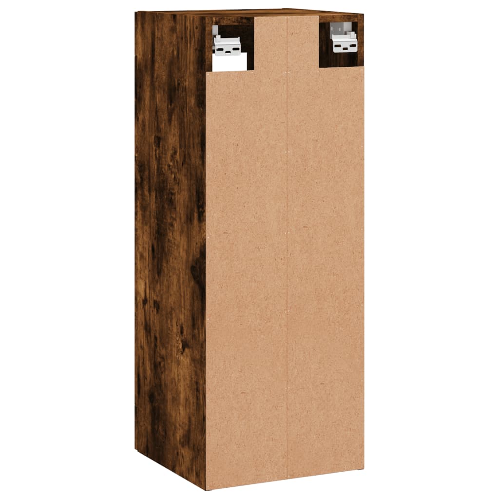 Dulap montat pe perete, stejar fumuriu, 34,5x34x90 cm GartenMobel Dekor
