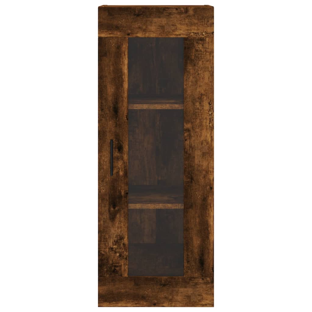 Dulap montat pe perete, stejar fumuriu, 34,5x34x90 cm GartenMobel Dekor