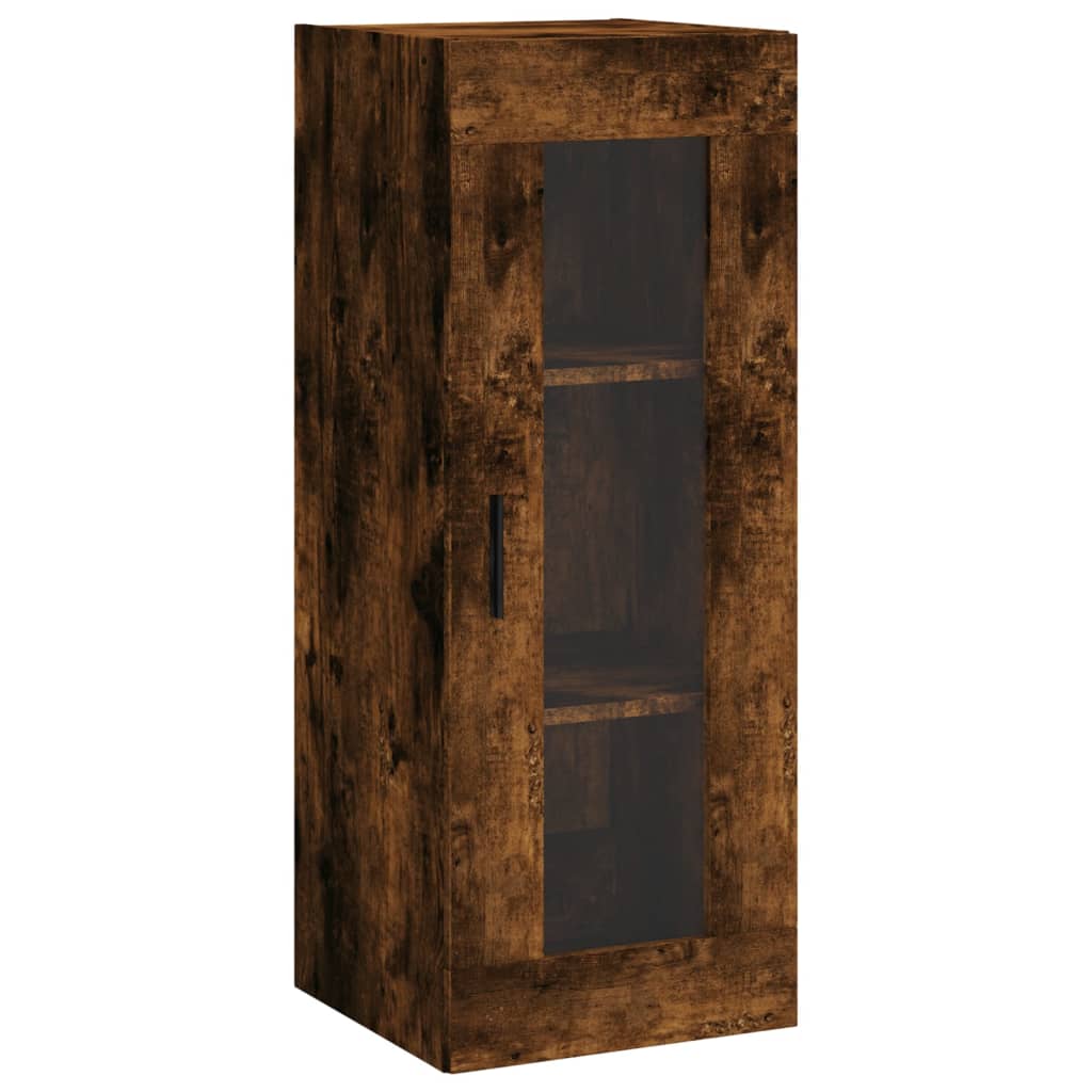 Dulap montat pe perete, stejar fumuriu, 34,5x34x90 cm GartenMobel Dekor