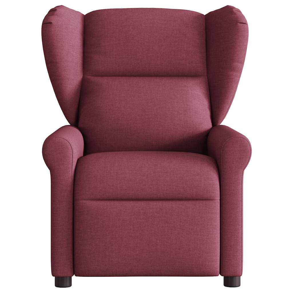 Fotoliu rabatabil, roșu vin, material textil GartenMobel Dekor