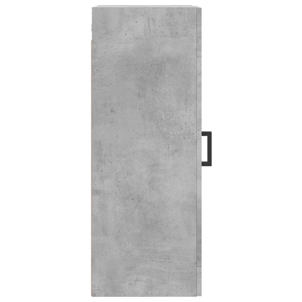 Dulap de perete, gri beton, 34,5x34x90 cm, lemn prelucrat GartenMobel Dekor
