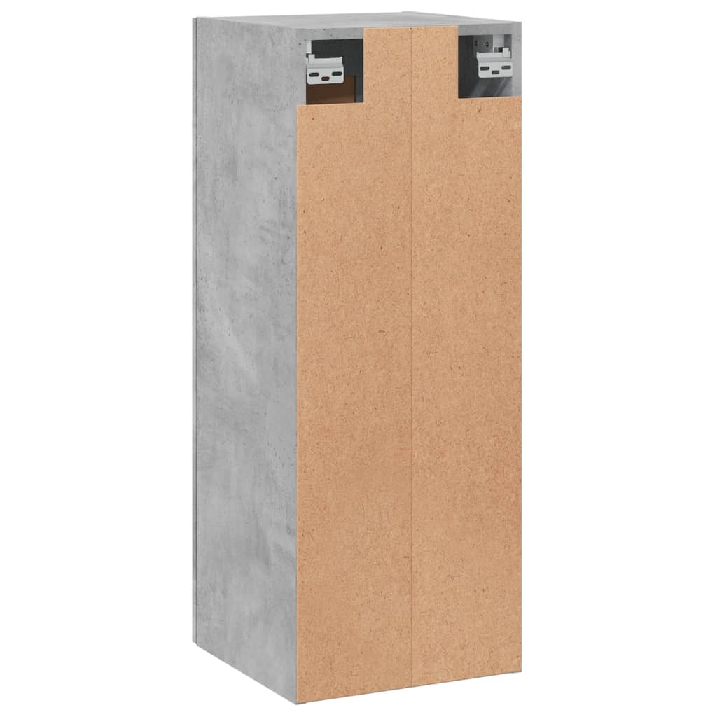 Dulap de perete, gri beton, 34,5x34x90 cm, lemn prelucrat GartenMobel Dekor