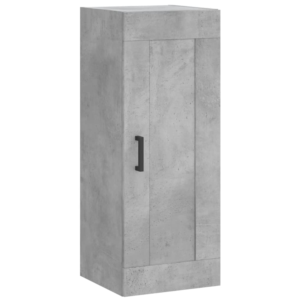 Dulap de perete, gri beton, 34,5x34x90 cm, lemn prelucrat GartenMobel Dekor