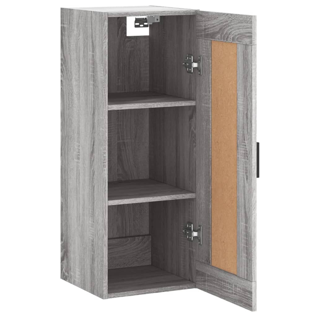 Dulap de perete, gri sonoma, 34,5x34x90 cm, lemn prelucrat GartenMobel Dekor