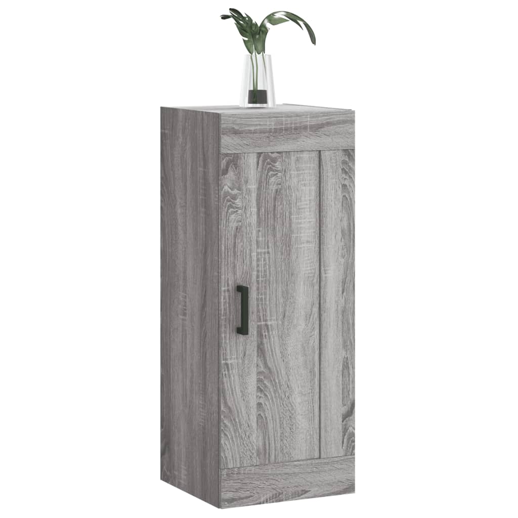 Dulap de perete, gri sonoma, 34,5x34x90 cm, lemn prelucrat GartenMobel Dekor