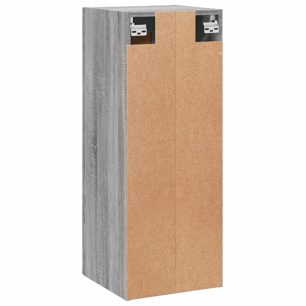 Dulap de perete, gri sonoma, 34,5x34x90 cm, lemn prelucrat GartenMobel Dekor