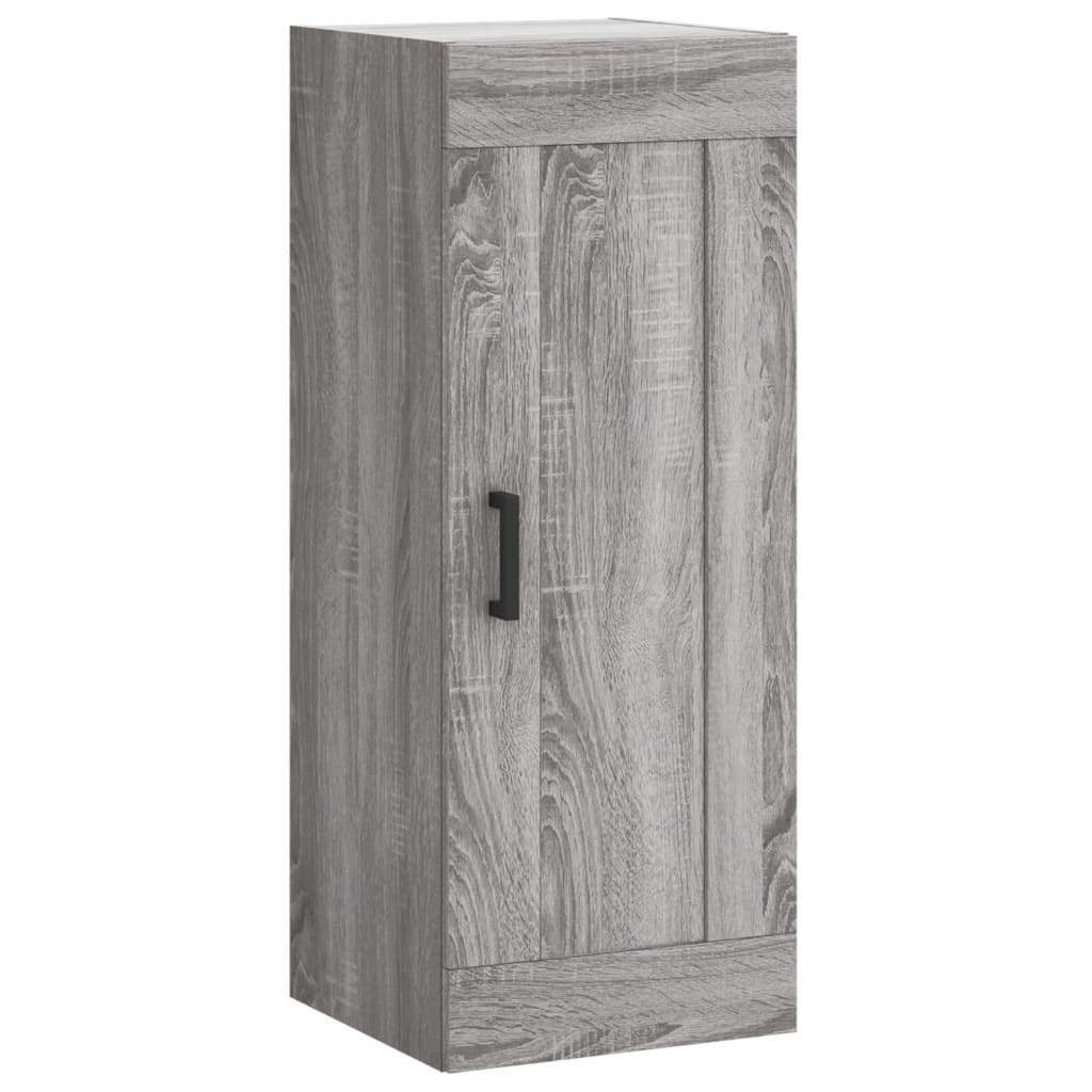 Dulap de perete, gri sonoma, 34,5x34x90 cm, lemn prelucrat GartenMobel Dekor
