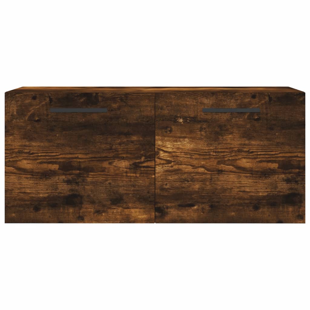 Dulap de perete, stejar fumuriu, 80x36,5x35 cm, lemn compozit GartenMobel Dekor