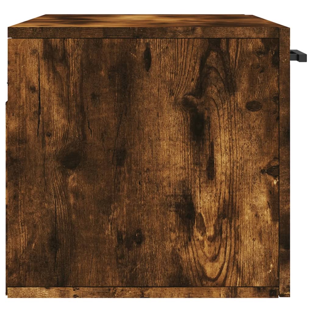 Dulap de perete, stejar fumuriu, 80x36,5x35 cm, lemn compozit GartenMobel Dekor