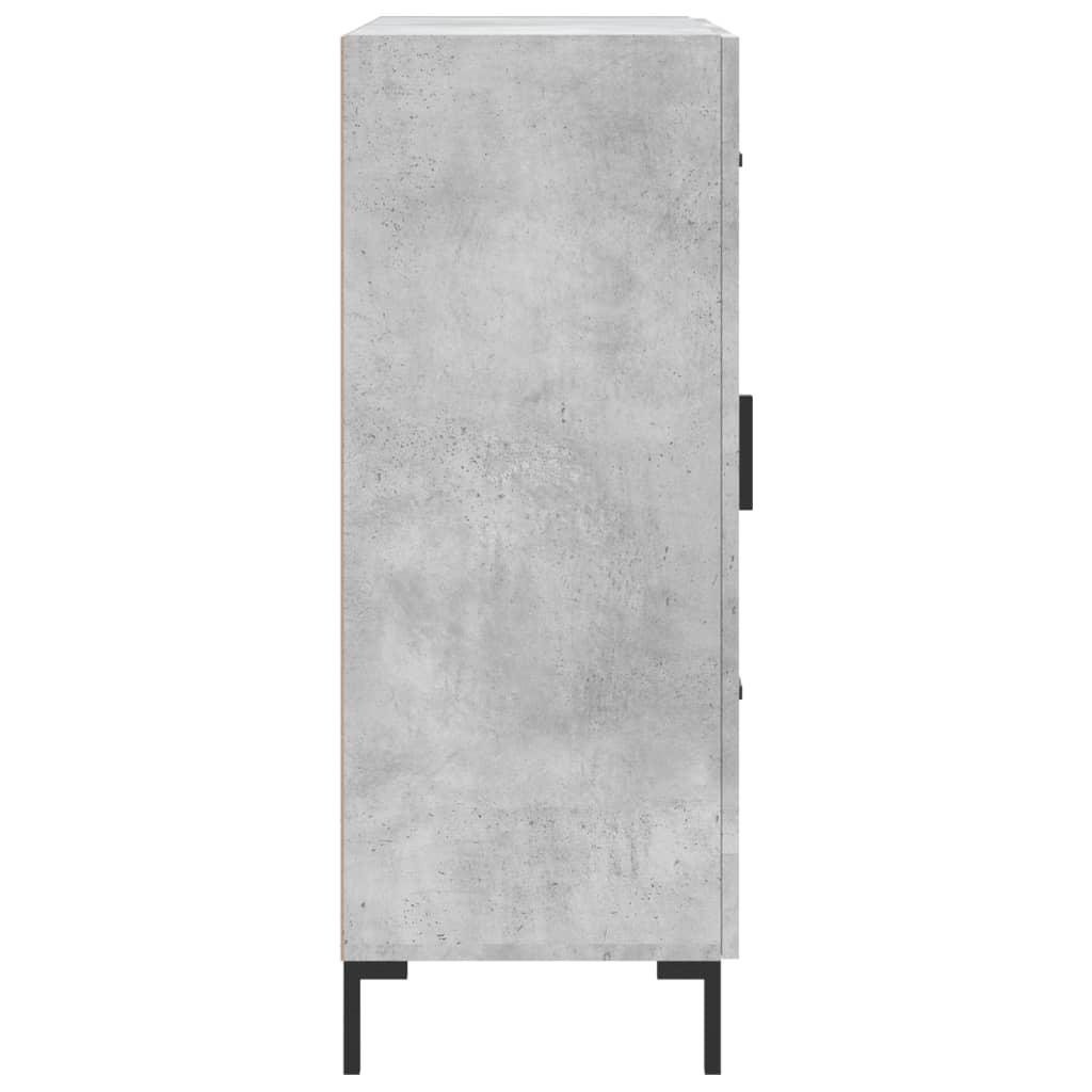 Servantă, gri beton, 69,5x34x90 cm, lemn compozit GartenMobel Dekor
