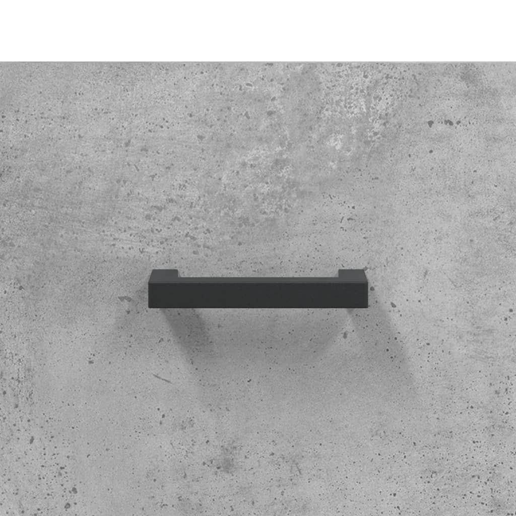 Servantă, gri beton, 69,5x34x90 cm, lemn compozit GartenMobel Dekor