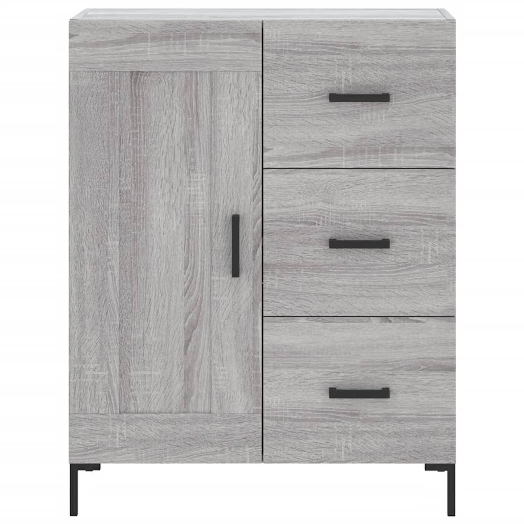 Servantă, gri sonoma, 69,5x34x90 cm, lemn compozit GartenMobel Dekor