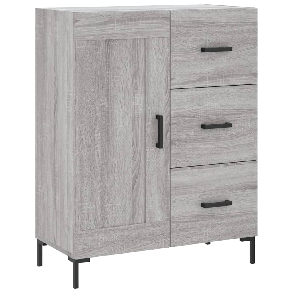 Servantă, gri sonoma, 69,5x34x90 cm, lemn compozit GartenMobel Dekor