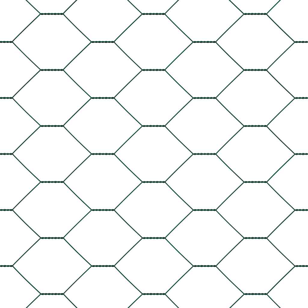 Gard Hexagonal Verde 0.5x50 m Oțel GartenMobel Dekor