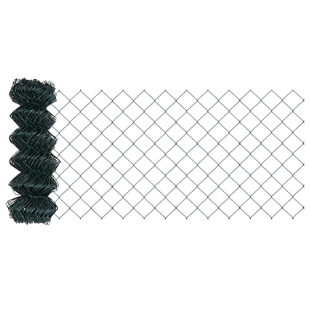 Set de Stâlpi de Gard Argintiu 25 x 0.6 m Oțel Galvanizat GartenMobel Dekor