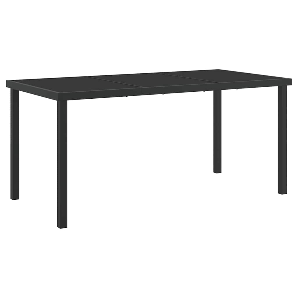 Set de dining pentru grădină cu 7 piese, cu perne, din ratan gri. GartenMobel Dekor