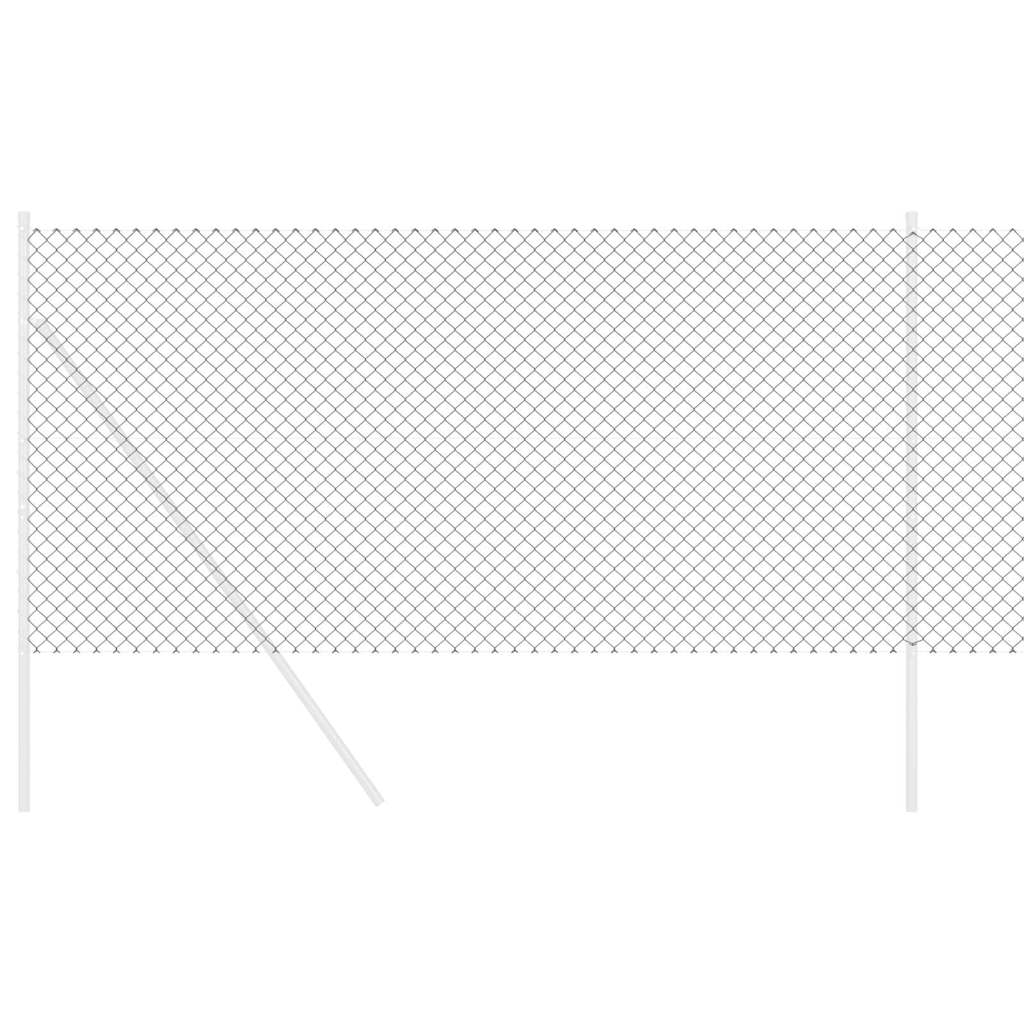 Gard Gri 10 x 1 m Metal GartenMobel Dekor