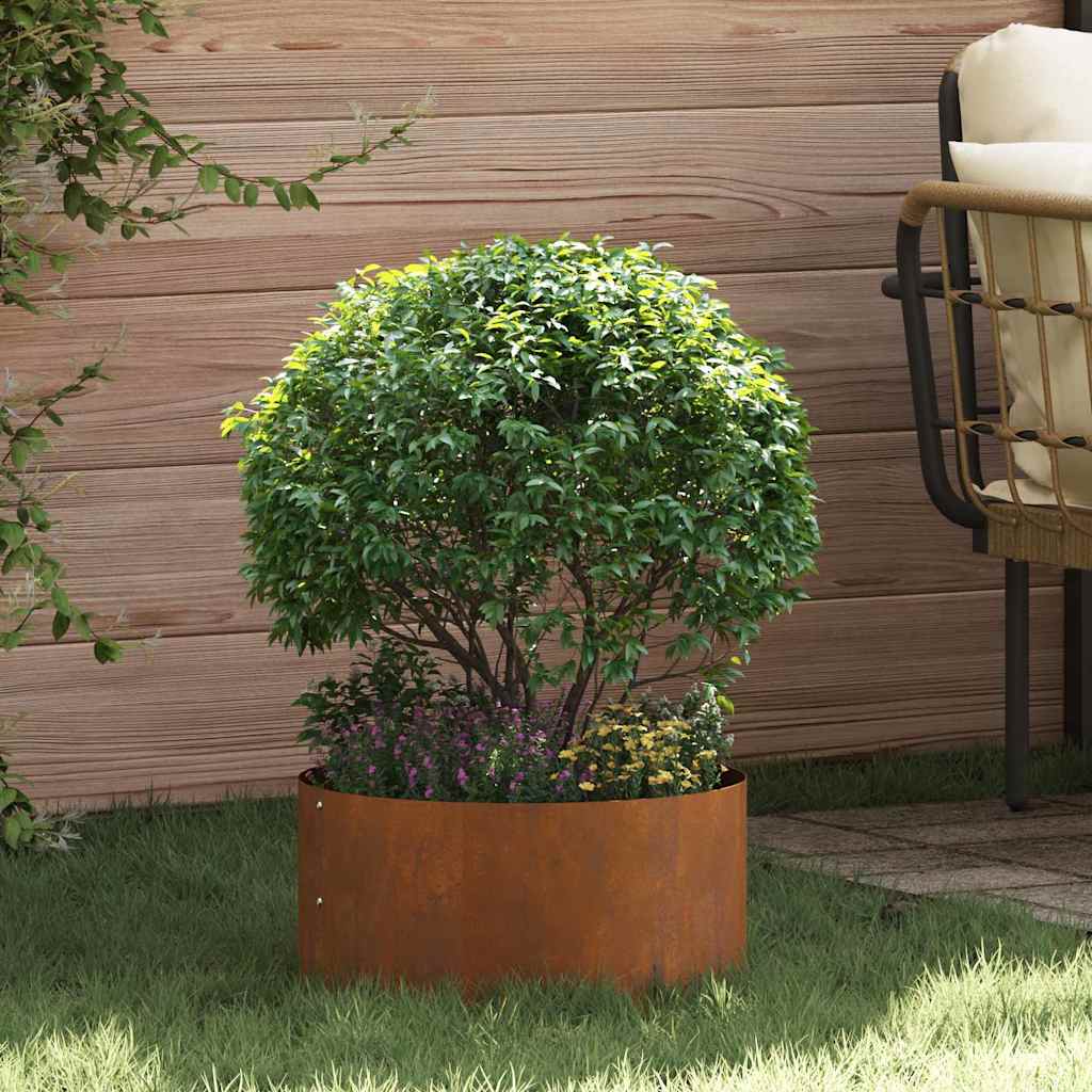 Ghiveci din Oțel Corten Oțel Corten Mediu Inserții Decorative GartenMobel Dekor