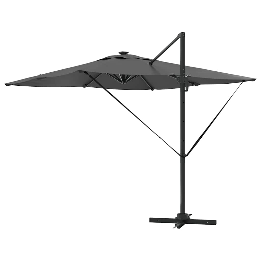 Parasol Roma cu braț articulat 286 x 285 x 270 cm Aluminiu GartenMobel Dekor