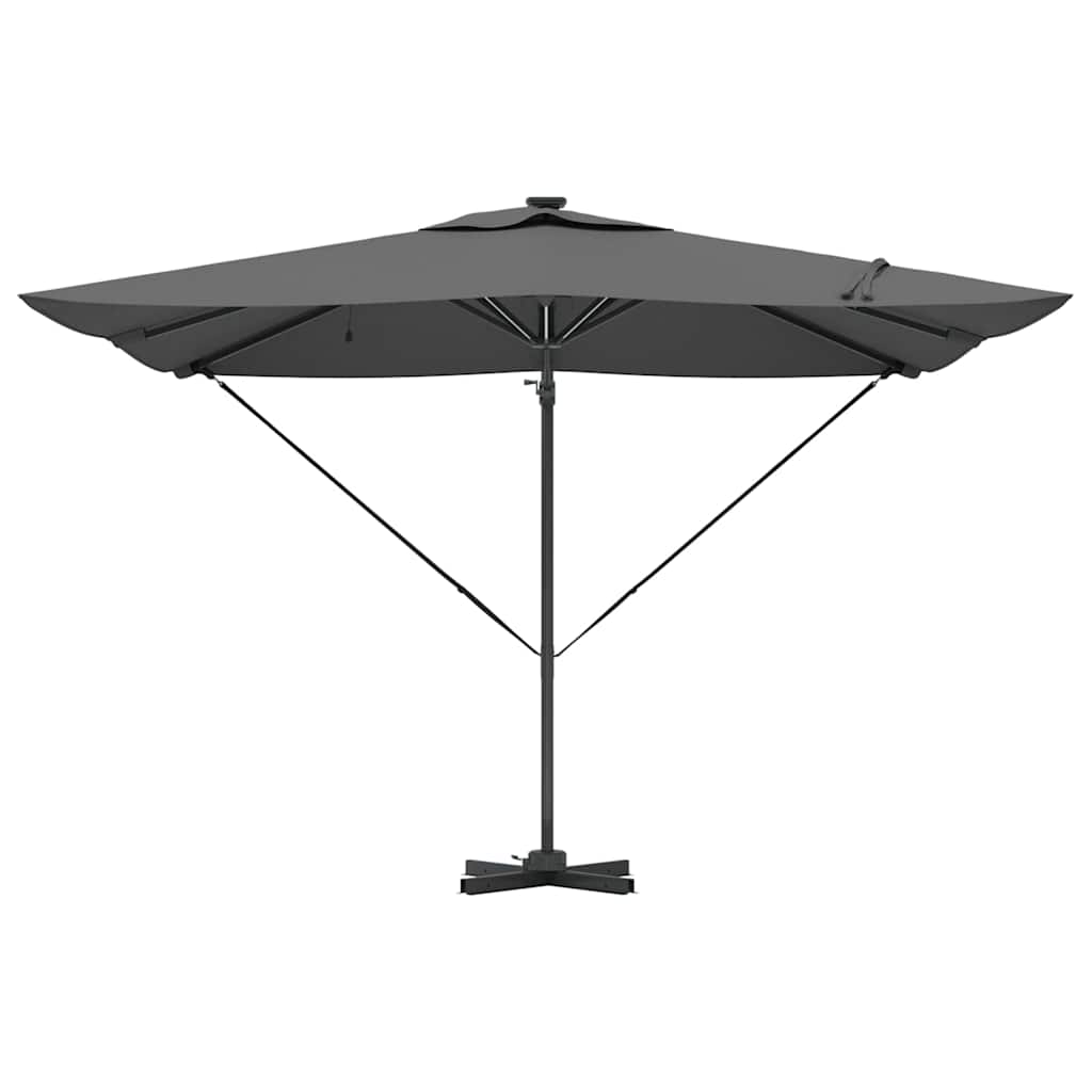 Parasol Roma cu braț articulat 286 x 285 x 270 cm Aluminiu GartenMobel Dekor