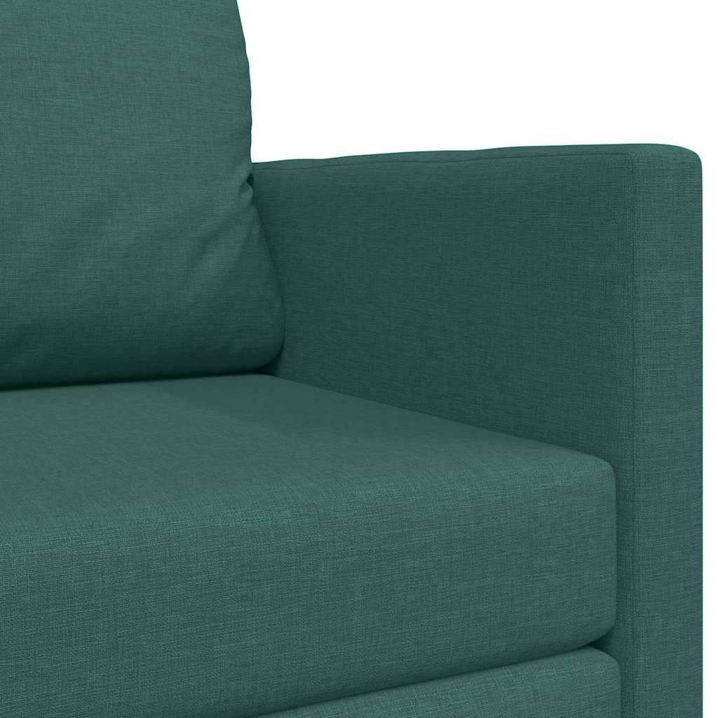 Pat de canapea 2 în 1 Verde închis 124x71x78 cm Țesătură GartenMobel Dekor
